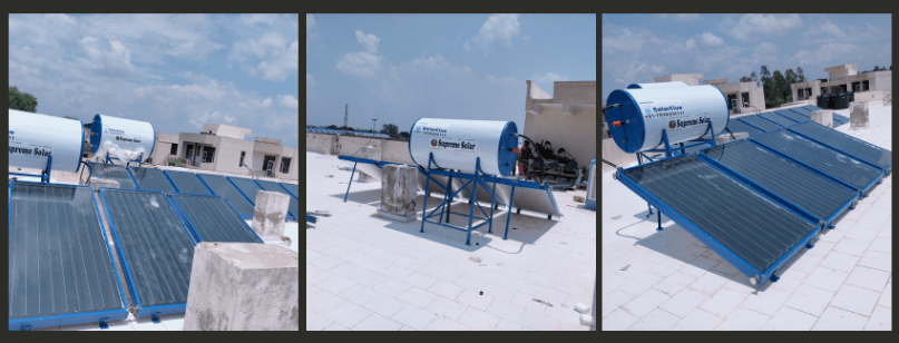 supreme solar water heater in haryana